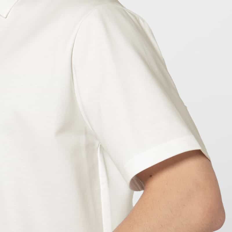 BARNEYS NEW YORK スキッパーポロシャツ WHITE