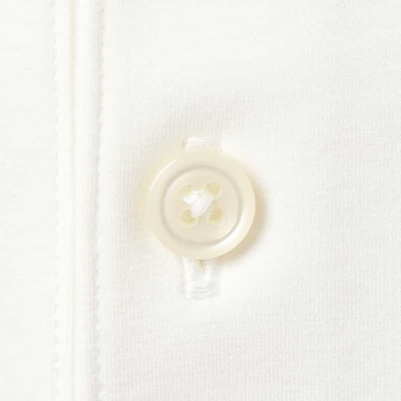 BARNEYS NEW YORK コットンポロシャツ WHITE