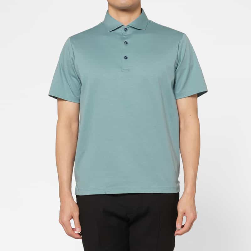 BARNEYS NEW YORK ポロシャツ TURQUOISE