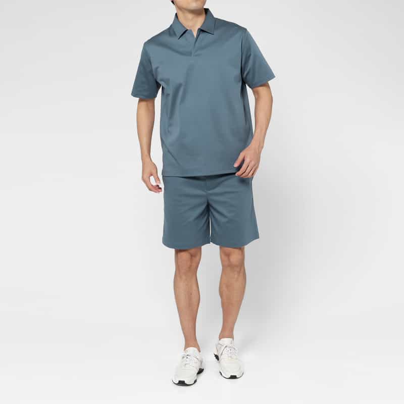 BARNEYS NEW YORK コットンショーツ BLUE