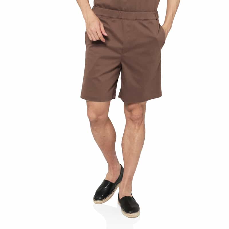 BARNEYS NEW YORK コットンショーツ BROWN