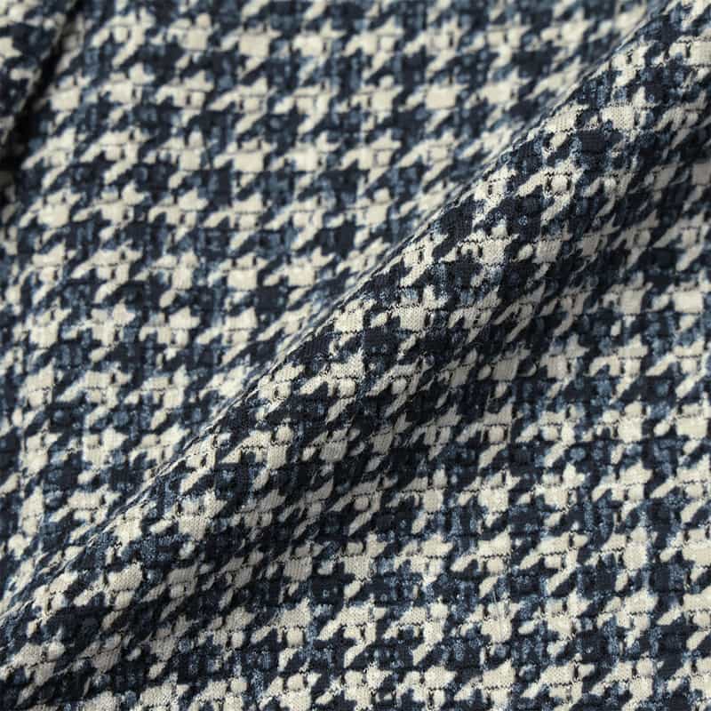 BARNEYS NEW YORK 千鳥格子柄テーラードジャケット BLUE