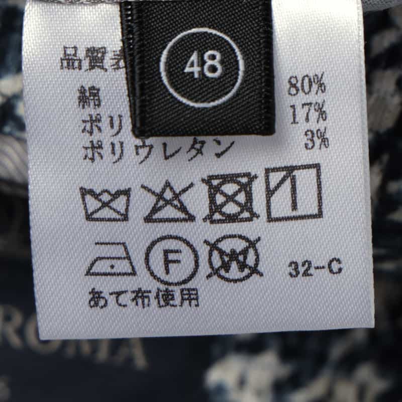 BARNEYS NEW YORK 千鳥格子柄テーラードジャケット BLUE