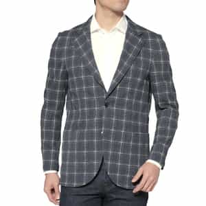 千鳥格子柄テーラードジャケット