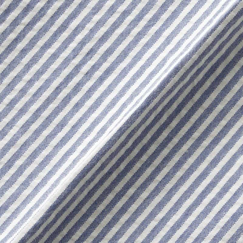 BARNEYS NEW YORK シアサッカー素材ストライプ柄ショーツ BLUE