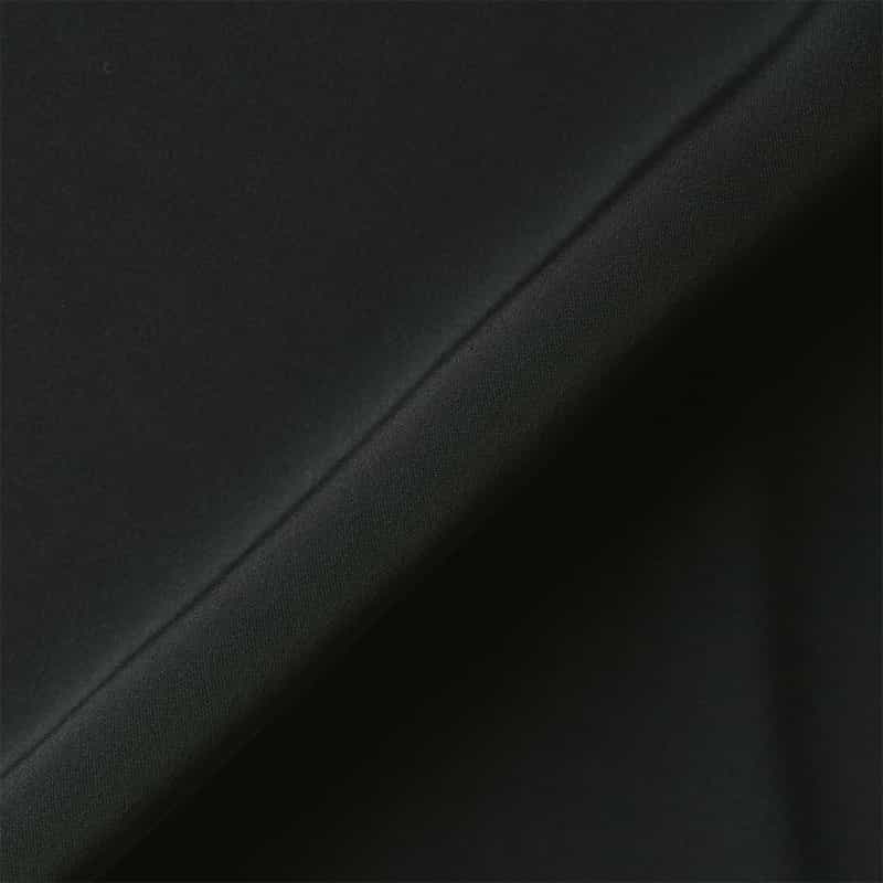 BARNEYS NEW YORK ウォッシャブル サテンワイドパンツ NAVY