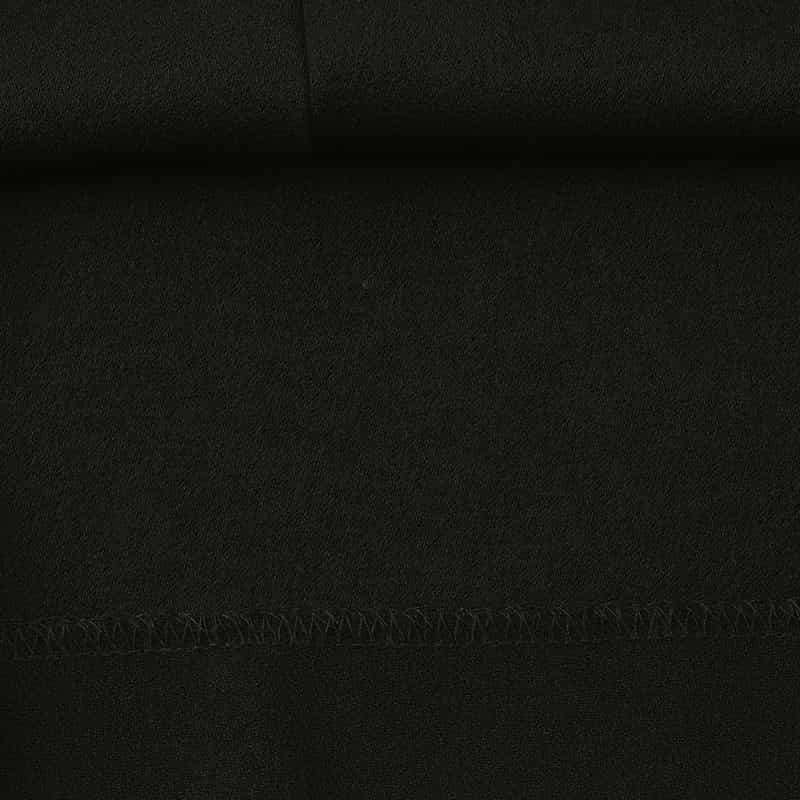 BARNEYS NEW YORK セットアップ ウォッシャブル ジョーゼット素材 ピンタックパンツ BLACK