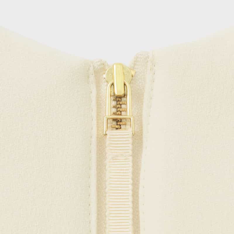 BARNEYS NEW YORK ウォッシャブル ジョーゼット素材オールインワン IVORY