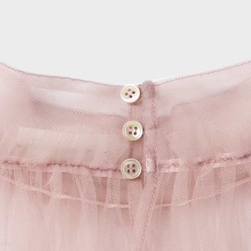 CHIKA KISADA CHIKA KISADA ＜チカ キサダ＞ チュール チュニックドレス （インナードレス付） PINK