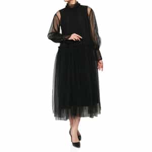 CHIKA KISADA ＜チカ キサダ＞ チュール チュニックドレス （インナードレス付）