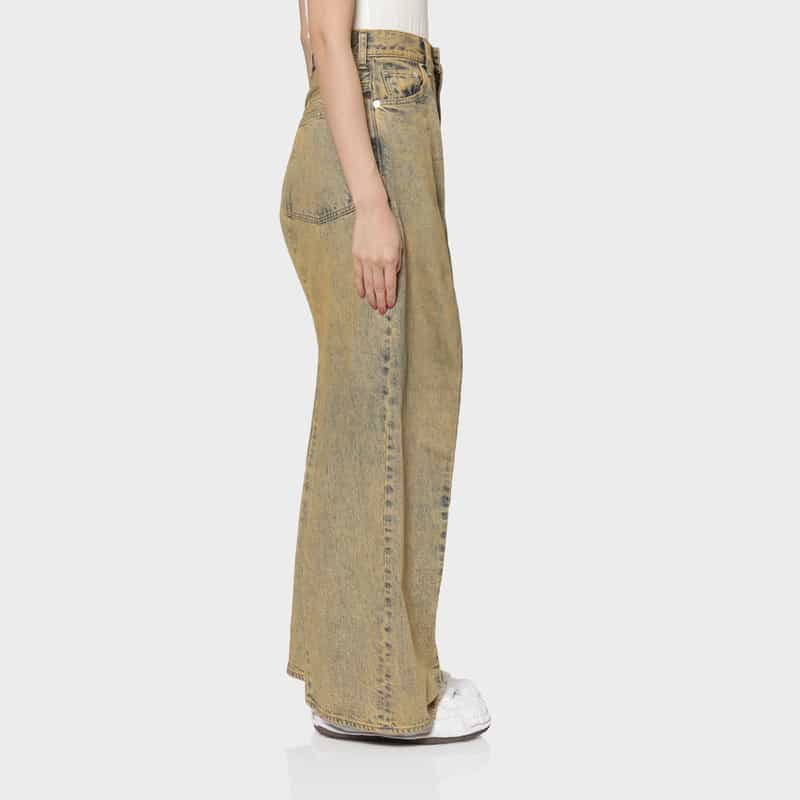 CHIKA KISADA CHIKA KISADA ＜チカ キサダ＞ ワイドデニムパンツ BEIGE