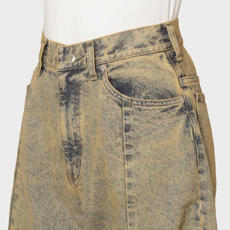 CHIKA KISADA CHIKA KISADA ＜チカ キサダ＞ ワイドデニムパンツ BEIGE