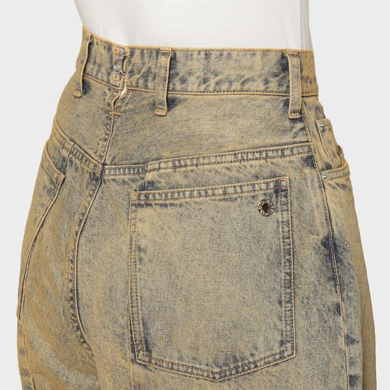 CHIKA KISADA CHIKA KISADA ＜チカ キサダ＞ ワイドデニムパンツ BEIGE