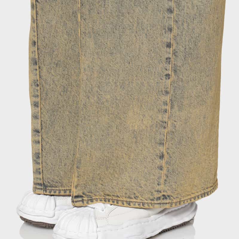 CHIKA KISADA CHIKA KISADA ＜チカ キサダ＞ ワイドデニムパンツ BEIGE