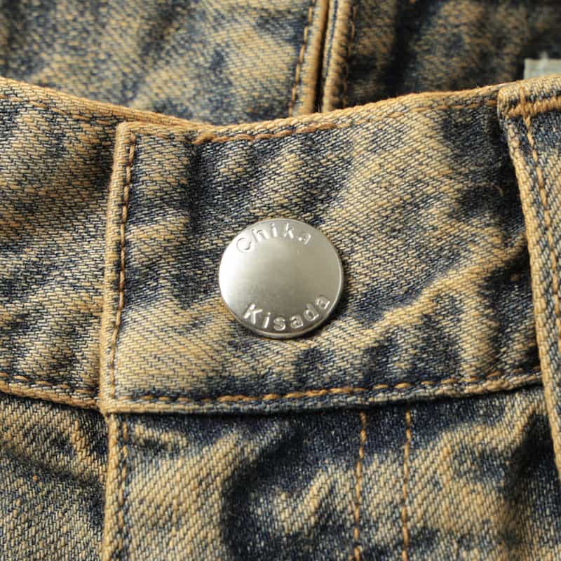 CHIKA KISADA CHIKA KISADA ＜チカ キサダ＞ ワイドデニムパンツ BEIGE