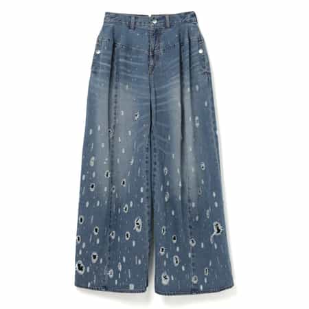 CHIKA KISADA＜チカ キサダ＞ワイドデニムパンツ