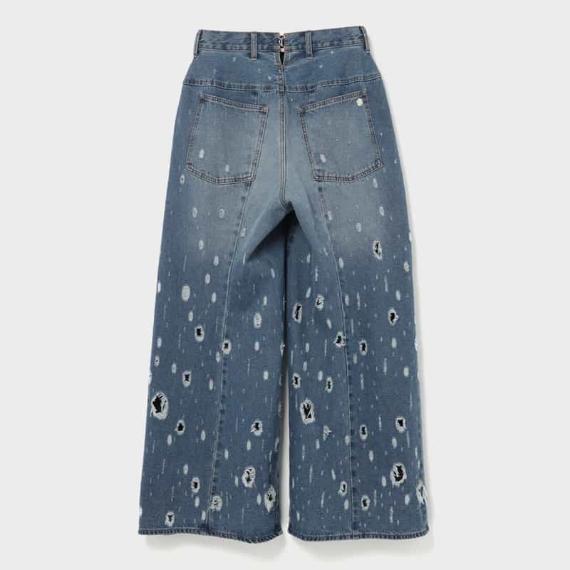 CHIKA KISADA CHIKA KISADA＜チカ キサダ＞ワイドデニムパンツ BLUE