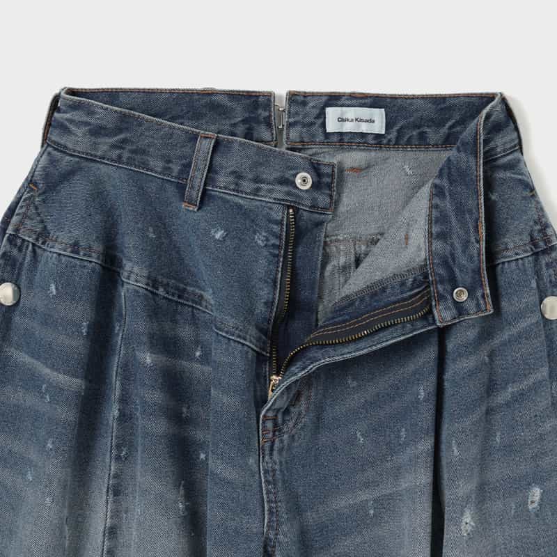 CHIKA KISADA CHIKA KISADA＜チカ キサダ＞ワイドデニムパンツ BLUE