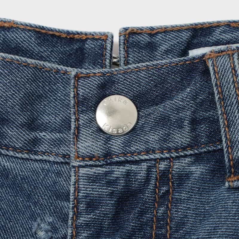 CHIKA KISADA CHIKA KISADA＜チカ キサダ＞ワイドデニムパンツ BLUE