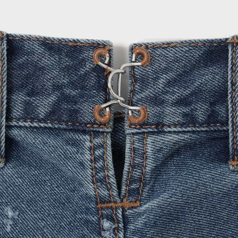 CHIKA KISADA CHIKA KISADA＜チカ キサダ＞ワイドデニムパンツ BLUE