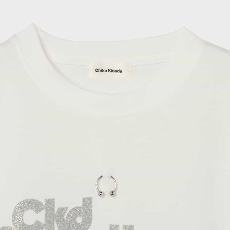 CHIKA KISADA CHIKA KISADA＜チカ キサダ＞ グラフィックTシャツ WHITE