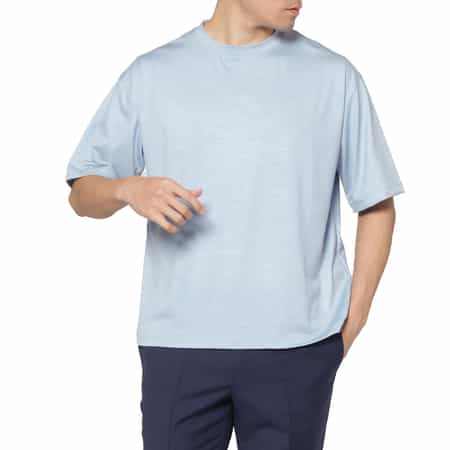 クルーネックカットソー（REDA社製ウール使用）