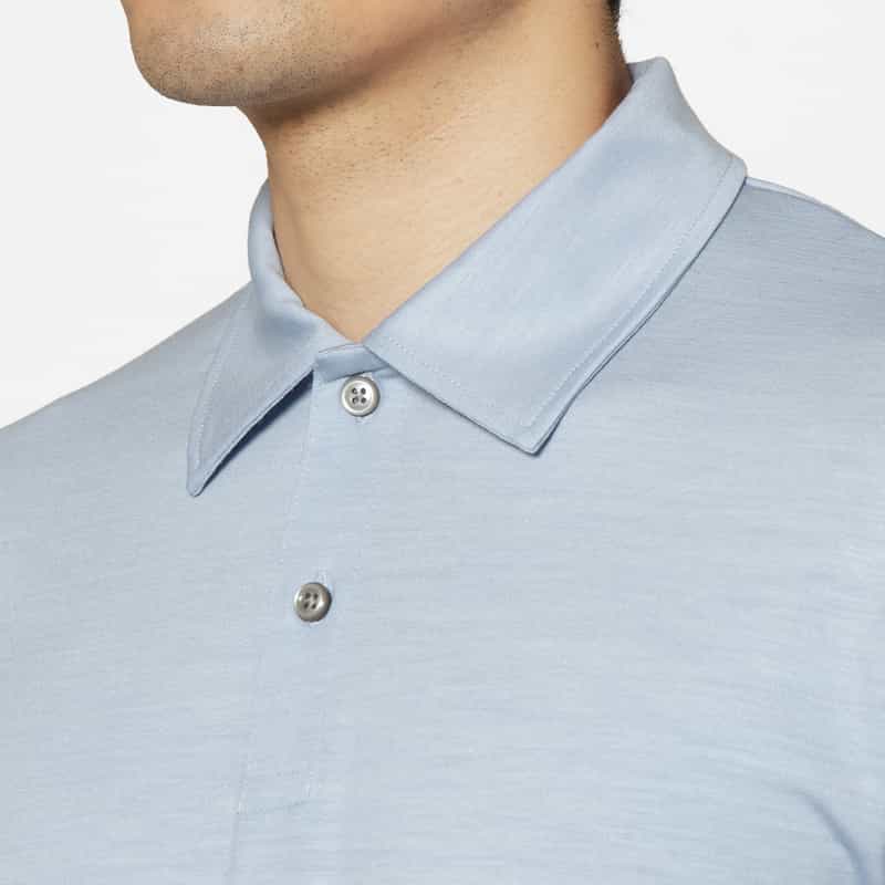 BARNEYS NEW YORK ポロシャツ（REDA社製ウール使用） LIGHT BLUE