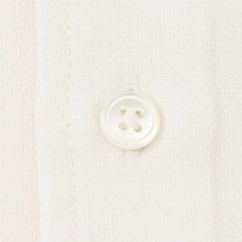 BARNEYS NEW YORK ストレッチカジュアルシャツ（REDA社製ウール使用） WHITE