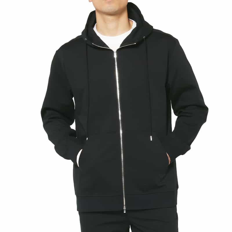 セットアップ ジップアップパーカー