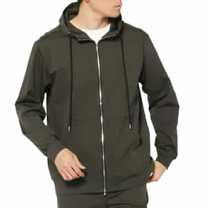 セットアップ ジップアップパーカー