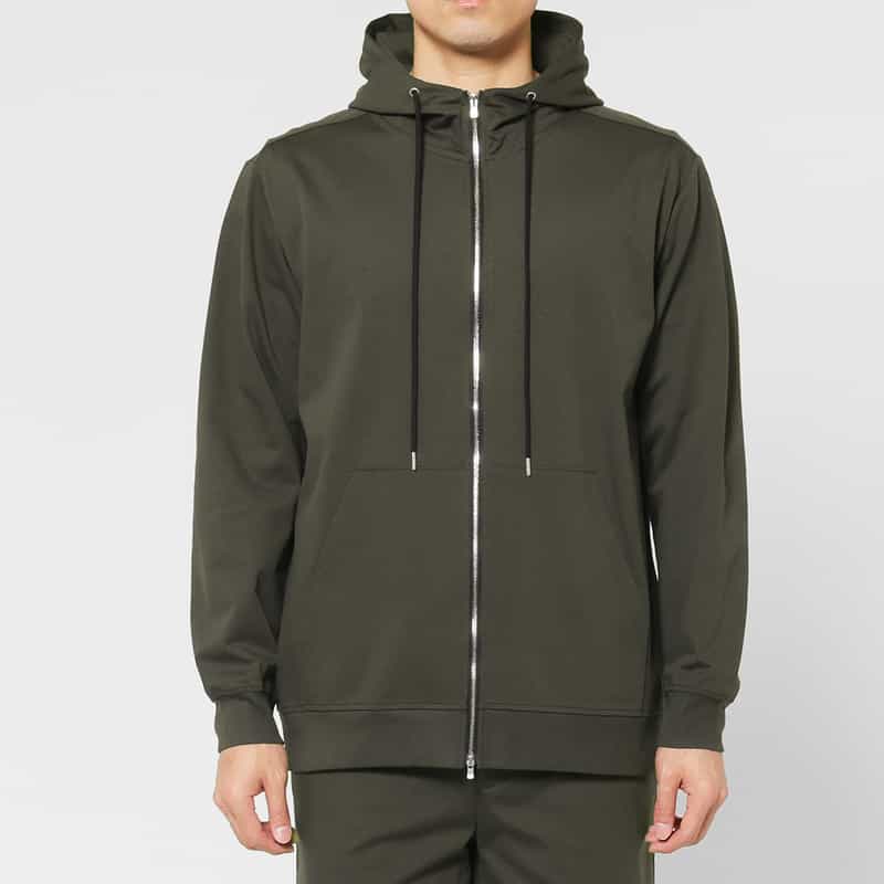 BARNEYS NEW YORK セットアップ ジップアップパーカー GRAY