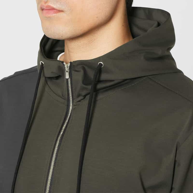 BARNEYS NEW YORK セットアップ ジップアップパーカー GRAY