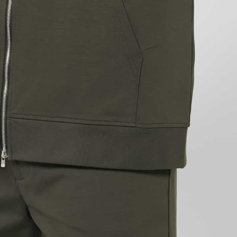 BARNEYS NEW YORK セットアップ ジップアップパーカー GRAY