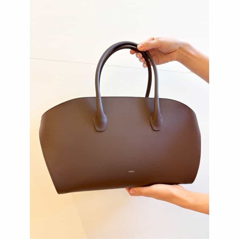 SARTU SARTU ＜サルトゥ＞ ボストンバッグ “KIE“ （L） DARK BROWN