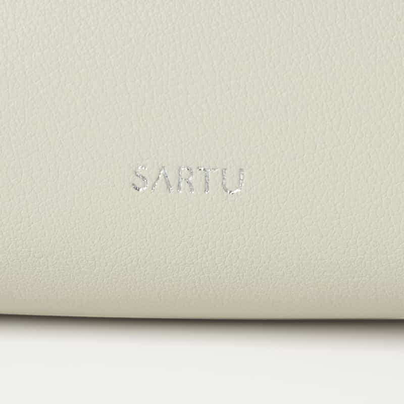 SARTU SARTU ＜サルトゥ＞ ワンハンドルバッグ “LYV“ LIGHT GRAY