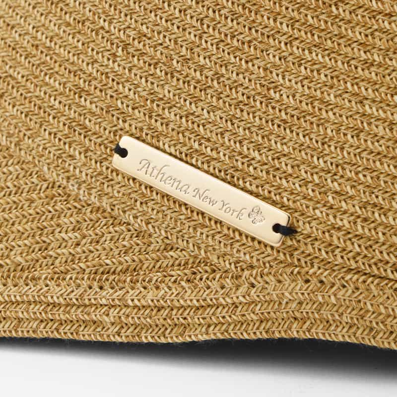 ATHENA NEW YORK ATHENA NEW YORK＜アシーナ ニューヨーク＞リボン付きキャップ "JANET" BEIGE