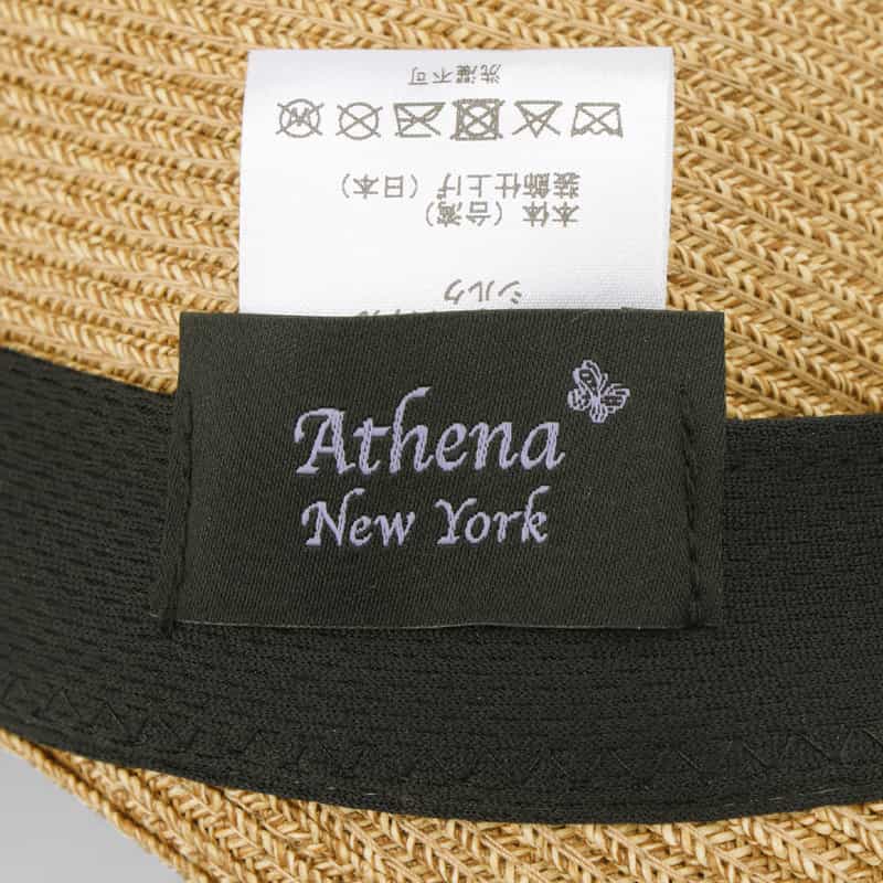 ATHENA NEW YORK ATHENA NEW YORK＜アシーナ ニューヨーク＞リボン付きキャップ "JANET" BEIGE