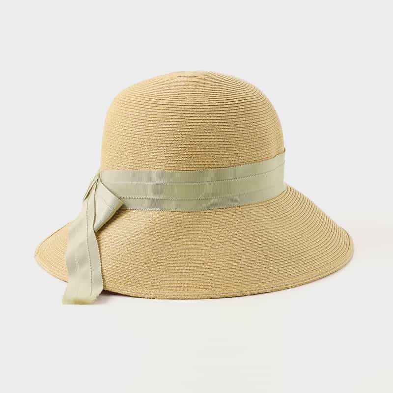 ATHENA NEW YORK ATHENA NEW YORK＜アシーナ ニューヨーク＞ ロングリボン付きハット "RISA" BEIGE