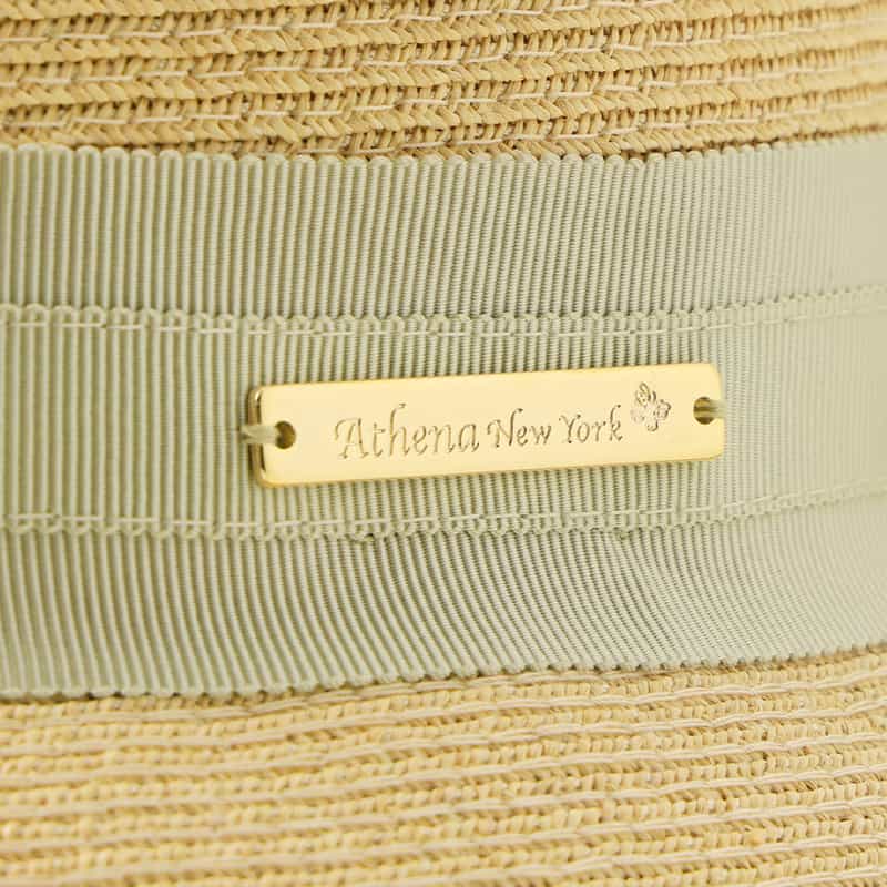 ATHENA NEW YORK ATHENA NEW YORK＜アシーナ ニューヨーク＞ ロングリボン付きハット "RISA" BEIGE