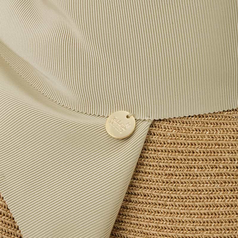 ATHENA NEW YORK ATHENA NEW YORK＜アシーナ ニューヨーク＞ リボン付きハット "RISAKO" LIGHT GRAY