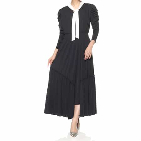 CORCOVADO＜コルコバード＞ ボウタイ付きドレス