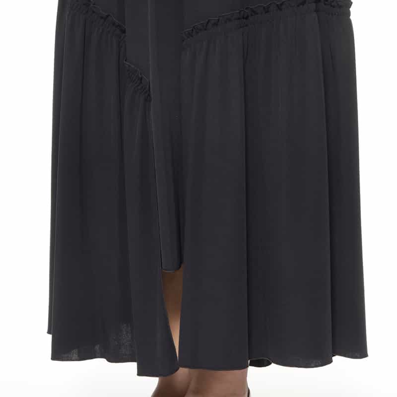 CORCOVADO CORCOVADO＜コルコバード＞ ボウタイ付きドレス NAVY