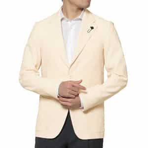 LARDINI＜ラルディーニ＞ シアサッカー素材テーラードジャケット