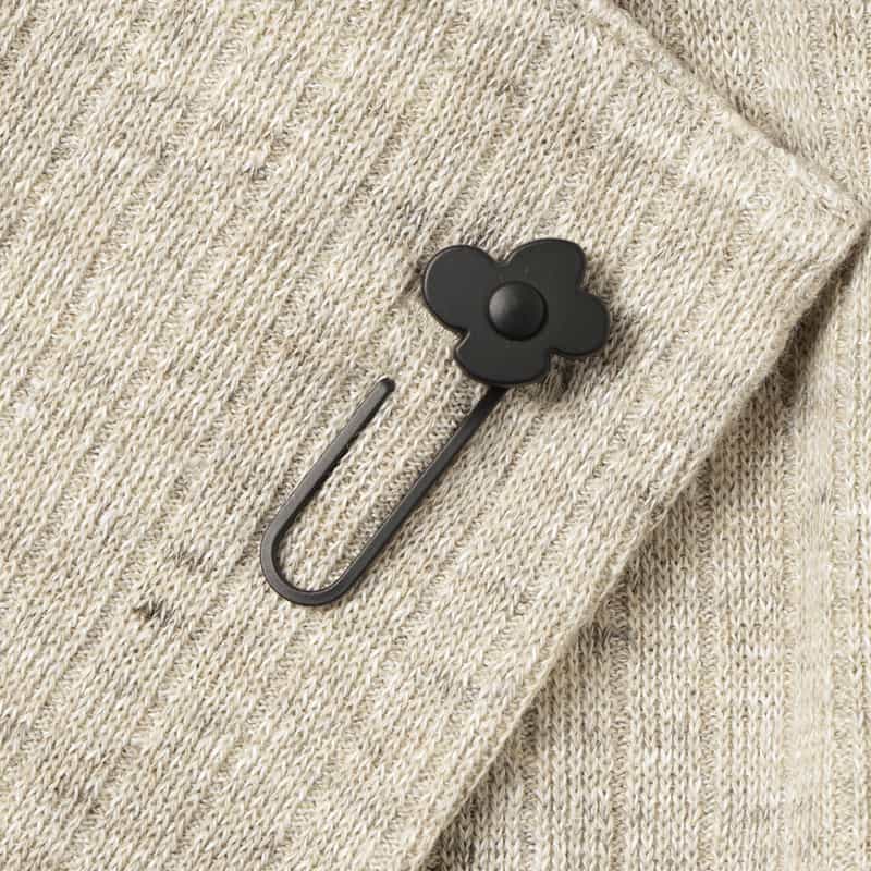 LARDINI LARDINI＜ラルディーニ＞ コットンリネン素材ニットジャケット BEIGE