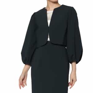 セットアップ ボリュームスリーブ ノーカラージャケット