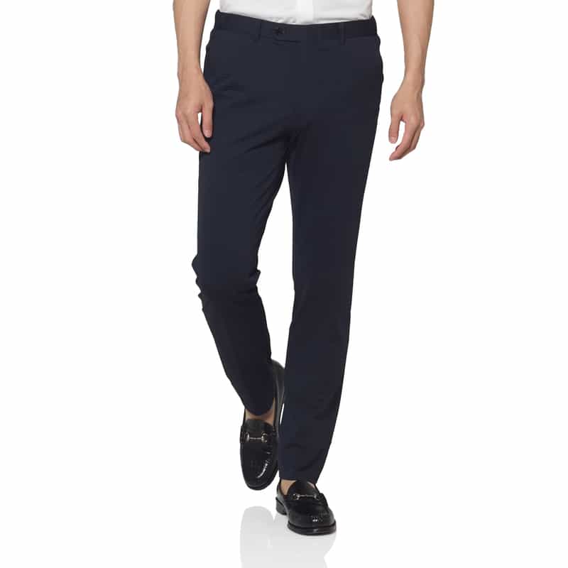 セットアップ サッカーストライプ素材ストレッチパンツ