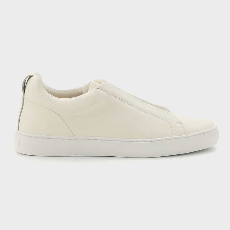 BARNEYS NEW YORK クロスバンドスニーカー WHITE