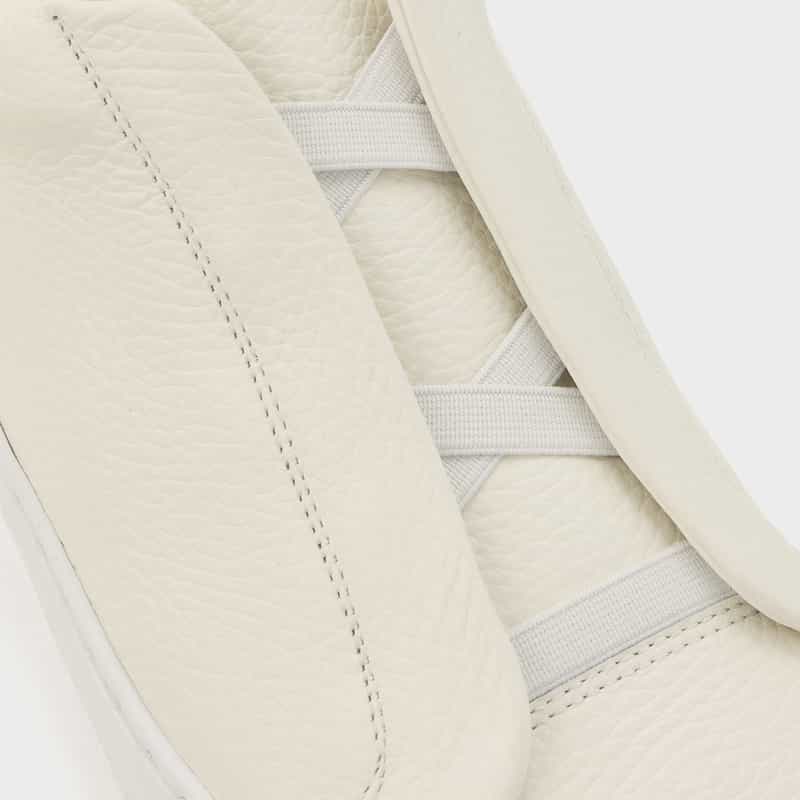 BARNEYS NEW YORK クロスバンドスニーカー WHITE