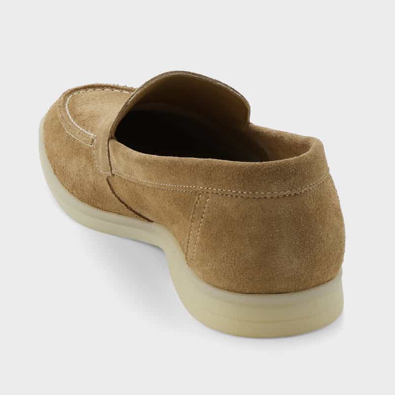 BARNEYS NEW YORK スエード素材スリッポン BEIGE
