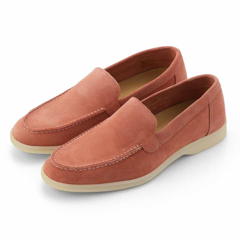 BARNEYS NEW YORK スエード素材スリッポン PINK